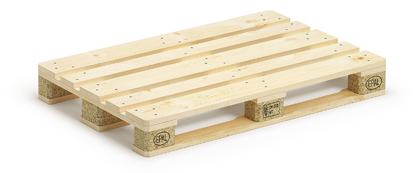 Arkusze tekturowe Slip Sheet Logispak - Drewniana paleta epal Zdjęcie palety epal - Arkusze tekturowe Slip Sheet Logispak